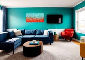 Tapete Azul Turquesa: Dicas para escolher o melhor para sua decoração