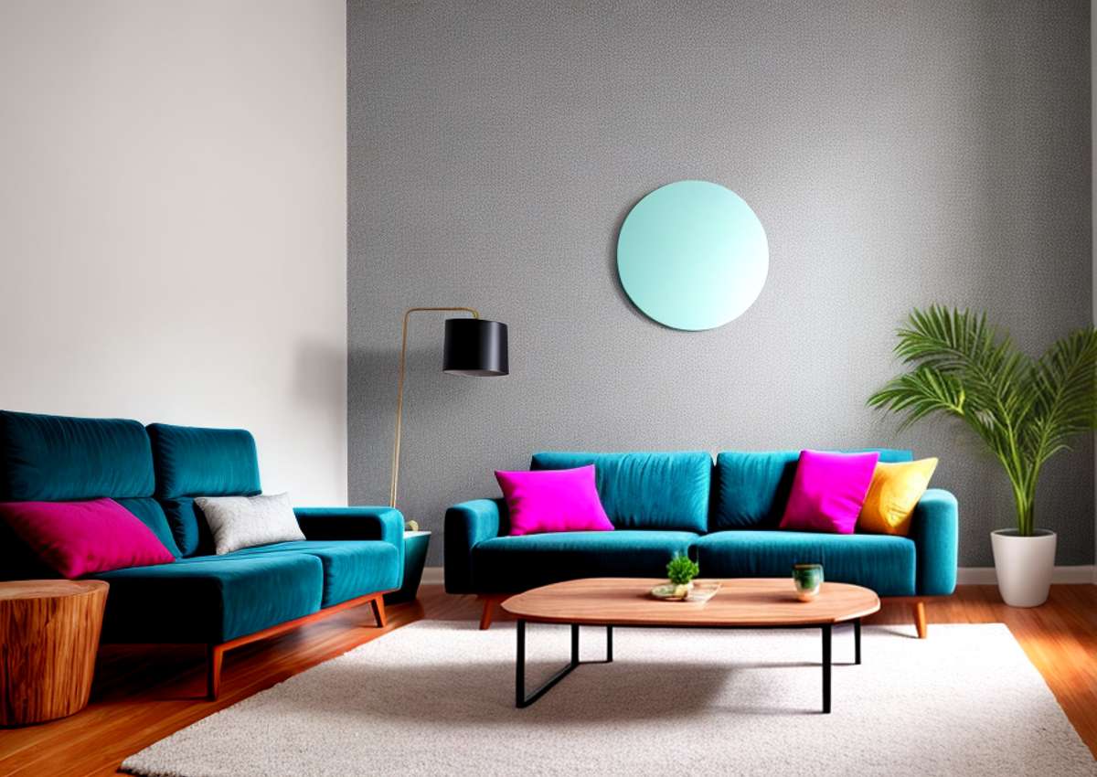 tapete de barbante retangular em duas cores para decorar sua casa
