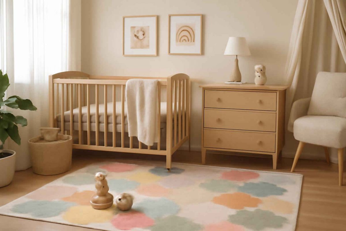 Tapetes Laváveis para Quarto de Bebê: Como Escolher Modelos Antialérgicos e Fáceis de Limpar